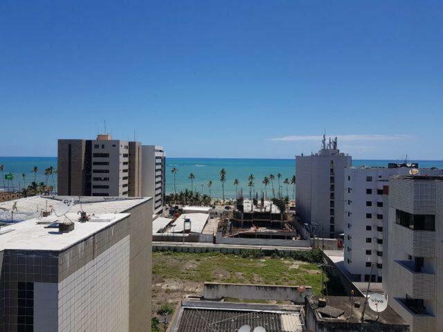 Lindo AP em andar alto, vista para o mar e mesmo andar da piscina Maceió Exterior foto
